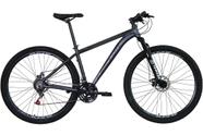 Bicicleta Aro 29 Absolute Nero 4 Cabeamento Interno 21v Alumínio Freio a Disco Garfo Suspensão - Grafite