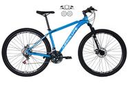 Bicicleta Aro 29 Absolute Nero 4 Cabeamento Interno 21v Freio a Disco Hidráulico Alumínio Garfo Suspensão - Azul