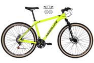 Bicicleta Aro 29 Absolute Nero 4 Cabeamento Interno 24v Freios a Disco Hidráulicos Garfo Suspensão Pneu com Faixa Bege - Amarelo