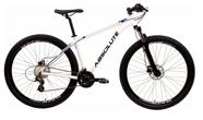 Bicicleta aro 29 Absolute Nero 4 Cabeamento Interno 24v Shimano Altus Freio a Disco Hidráulico Garfo com Trava - Branco