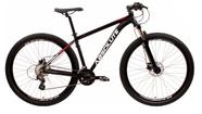 Bicicleta aro 29 Absolute Nero 4 Cabeamento Interno 24v Shimano Altus Freio a Disco Hidráulico Garfo com Trava - Preto/Vermelho