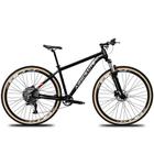 Bicicleta Aro 29 Absolute Nero 5 12v Garfo com Trava K7 11/50 Freios Hidráulicos Kit 1x12 Pneu Bege - Preto