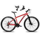 Bicicleta Aro 29 Absolute Nero 5 Alumínio 21v Câmbios Shimano Freio A Disco - Vermelho