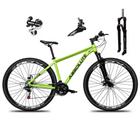 Bicicleta Aro 29 Absolute Nero 5 Câmbio Shimano 24v Acera K7 Garfo Trava Freio a Disco