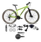 Bicicleta Aro 29 Absolute Nero 5 Câmbio Traseiro Shimano Alívio e Altus 27v Freio Hidráulico Garfo Trava Pneu Faixa