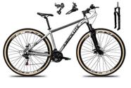 Bicicleta Aro 29 Absolute Nero 5 Câmbios Shimano 24v Garfo com Trava no Ombro com Pneu Faixa