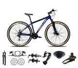 Bicicleta Aro 29 Absolute Nero 5 Freio Hidráulico K7 27v Garfo com Trava Pneu com Faixa - Azul
