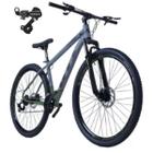 Bicicleta Aro 29 Alumínio GTI ROMA 24 Velocidades MTB Câmbio Traseiro SHIMANO