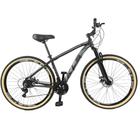 Bicicleta Aro 29 Alumínio KLS Storm Ezfire Câmbio Shimano F. Disco Mtb 21 Marchas Cab. Inter. P.FX