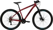 Bicicleta aro 29 athor android kit ((shimano)) 21v vermelha