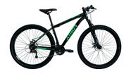 Bicicleta aro 29 athor titan alum 21v (atr) pto fosco/verde