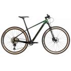 Bicicleta aro 29 carbono groove rhythm 7 - 17" 12v shimano deore xt verde prism/pto