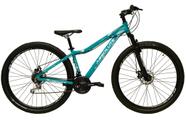 Bicicleta Aro 29 Feminina Absolute Mia 2 Alumínio 21v Freio A Disco Suspensão Dianteira - Verde Tiffany