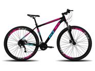 Bicicleta Aro 29 Feminina KOG 27V Freio Hidráulico K7 Trava