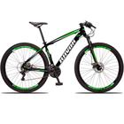 Bicicleta Aro 29 Freio A Disco Hidráulico 24 Velocidades Shimano Tx800 Verde Tamanho 21" - Ravok