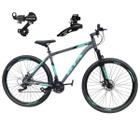 Bicicleta Aro 29 Gta Aluminio Mtb 21 Velocidades Freio Disco Mecanico Cambio Shimano Dianteiro Traseiro