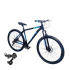 Bicicleta Aro 29 Gta Aluminio Mtb 24 Velocidades Freio Disco Mecanico Cambio Shimano Dianteiro Traseiro