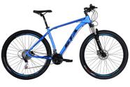 Bicicleta Aro 29 Gta Insane 24v Câmbios Shimano K7 Freio a Disco Hidráulico Garfo Com Trava - Azul