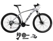 Bicicleta Aro 29 Gta Insane Câmbios Shimano Altus 27v Freios Hidráulicos Garfo com Trava no Ombro - Prata