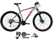 Bicicleta Aro 29 Gta Insane Câmbios Shimano Altus 27v Freios Hidráulicos Garfo com Trava no Ombro - Vermelho/Cinza