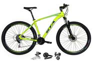 Bicicleta aro 29 Gta Insane Shimano Altus 24V Freio a Disco Hidráulico Garfo com Trava - Amarelo