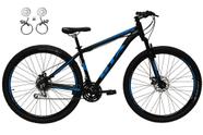 Bicicleta Aro 29 Gta Nx11 Alumínio 21v Freio a Disco Hidráulico Garfo Com Suspensão - Preto/Azul