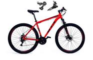 Bicicleta Aro 29 Gta Nx11 Alumínio 24v Câmbios Shimano Garfo Suspensão - Vermelha