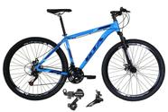 Bicicleta Aro 29 Gta Start Alumínio 21v Câmbios Shimano Freio a Disco - Azul