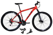 Bicicleta Aro 29 Gta Start Alumínio 21v Câmbios Shimano Freio a Disco - Vermelho