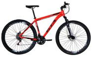 Bicicleta Aro 29 Gta Start Alumínio 21v Freio a Disco Garfo Suspensão - Vermelho