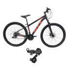 Bicicleta Aro 29 GTI ROMA 24 Velocidades Alumínio MTB C/ Câmbio Traseiro SHIMANO