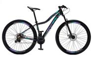 Bicicleta aro 29 KRW Alumínio 24 Velocidades Marchas Freio a Disco Suspensão dianteira MountainBikeX32