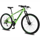 Bicicleta aro 29 KRW Alumínio 27 Vel Shimano Altus Freio Hidráulico Suspensão C/ Trava de ombro KR13