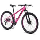 Bicicleta Aro 29 KRW Alumínio Shimano TZ 21 Velocidades Marchas Freio a Disco Suspensão Mountain Bike S21