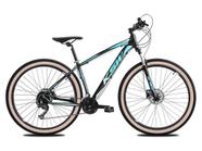 Bicicleta aro 29 KSW 27v Freio Hidráulico C/ K7 e Susp Trava