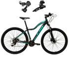 Bicicleta Aro 29 KSW MWZA Feminino 24 Velocidades Alumínio MTB Câmbios SHIMANO