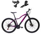 Bicicleta Aro 29 KSW MWZA Feminino 24 Velocidades Alumínio MTB Câmbios SHIMANO