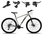 Bicicleta Aro 29 KSW XLT 100 21 Velocidades Aluminio MTB C/ Câmbios e Trocadores SHIMANO