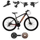 Bicicleta Aro 29 KSW XLT 100 21 Velocidades Aluminio MTB C/ Kit SHIMANO