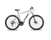 Bicicleta aro 29 Ksw Xlt 24v Alumínio Freio a Disco Garfo Suspensão Branca Tam.19