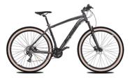 Bicicleta Aro 29 Ksw Xlt 27v Freio Hidráulico K7 Garfo com Trava Pneu com Faixa Bege - Grafite