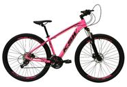 Bicicleta Aro 29 Ksw Xlt Alumínio 24v Câmbios Shimano Garfo com Trava no Ombro - Rosa