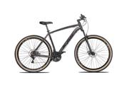 Bicicleta Aro 29 Ksw Xlt Alumínio 27v Freio a Disco Mecânico Garfo com Suspensão Pneu com Faixa Bege - Grafite