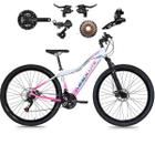 Bicicleta Aro 29 Mtb Feminina Absolute Hera Bike 21v Shimano à Disco Quadro 15/17