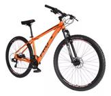 Bicicleta aro 29 prowest discovery 21v susp 80mm, laranja 17