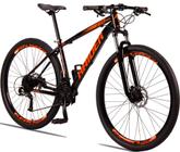 Bicicleta Aro 29 Raider Z3X 27V Câmbios Shimano Freio Hidráulico Susp com Trava Bike MTB Alumínio