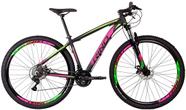 Bicicleta aro 29 rino everest color 24v shimano c/ trava