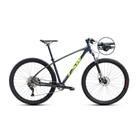 Bicicleta aro 29 Tsw Jump SR 10V Preta e Amarela Deore e freios Shimano MT200