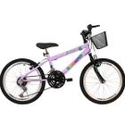 Bicicleta Athor Mtb 18/M Charmy 2023 Feminino C/ Cestão Rosa