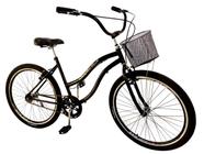 Bicicleta bike aro 26 feminino masculino confortável retrô